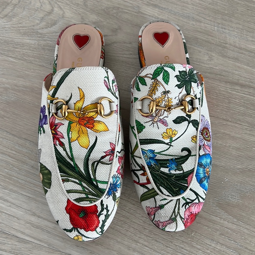 Gucci Floral Mules